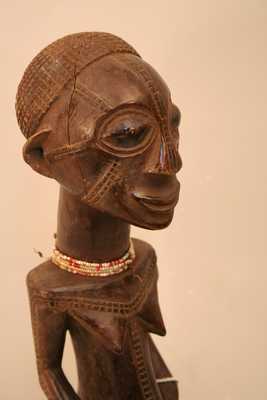 Tabwa.(statue), d`afrique : Rép.démoncratique du Congo., statuette Tabwa.(statue), masque ancien africain Tabwa.(statue), art du Rép.démoncratique du Congo. - Art Africain, collection privées Belgique. Statue africaine de la tribu des Tabwa.(statue), provenant du Rép.démoncratique du Congo., 1353/5346.Belle statuette d